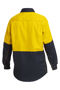 Picture of Hard Yakka Shieldtec Fr Hi-Visibility Two Tone Open Front Long Sleeve Shirt Y04450