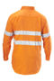 Picture of Hard Yakka Foundations Hi-Visibility Cotton Drill Long Sleeve Shirt With Tape Y07227