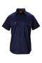 Picture of Hard Yakka Foundations Cotton Drill Closed Front Short Sleeve Shirt Y07540