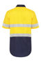 Picture of Hard Yakka Koolgear Hi-Visibility Two Tone Ventilated Short Sleeve Shirt With Tape Y07735