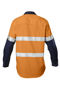 Picture of Hard Yakka Koolgear Hi-Visibility Two Tone Cotton Twill Ventilated Shirt With Tape Long Sleeve Y07978