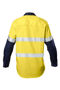 Picture of Hard Yakka Koolgear Hi-Visibility Two Tone Cotton Twill Ventilated Shirt With Tape Long Sleeve Y07978