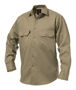 Picture of Kinggee Open Front Drill Shirt Long Sleeve K04010