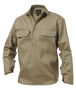 Picture of Kinggee Closed Front Drill Shirt Long Sleeve K04020