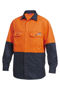 Picture of Hard Yakka Shieldtec Fr Hi-Visibility Two Tone Open Front Long Sleeve Shirt Y04450