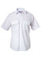 Picture of Hard Yakka Foundations Poly Cotton Permanent Press Short Sleeve Shirt With Epaulettes Y07691