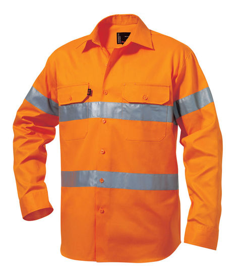 Picture of Kinggee Reflective Drill Shirt Long Sleeve K54250